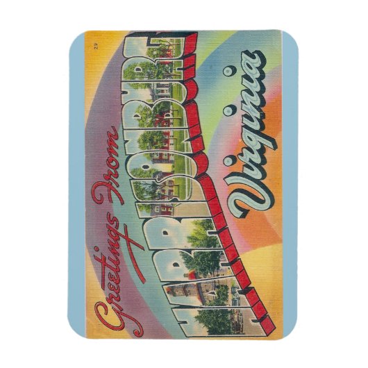 Virginia, Harrisonburg Magnet Magneet (Verticaal)