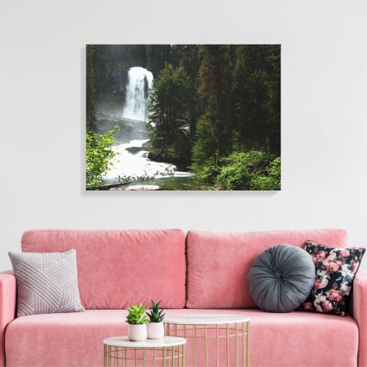 Virginia Herfsten in het Glacier National Park Canvas Afdruk (Insitu (Woonkamer))