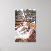 Virginia Herfsten - Nationaal Park Glacier Canvas Afdruk (Voorkant)