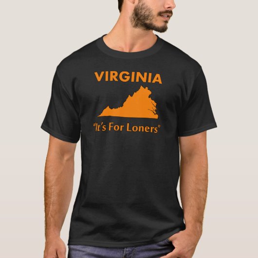 Virginia - Het is voor Loners T-shirt (Voorkant)