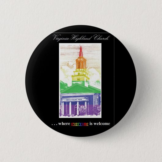 Virginia-Highland Church Button (Voorkant)