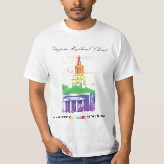 Virginia-Highland Church Pride T-shirt (Voorkant)
