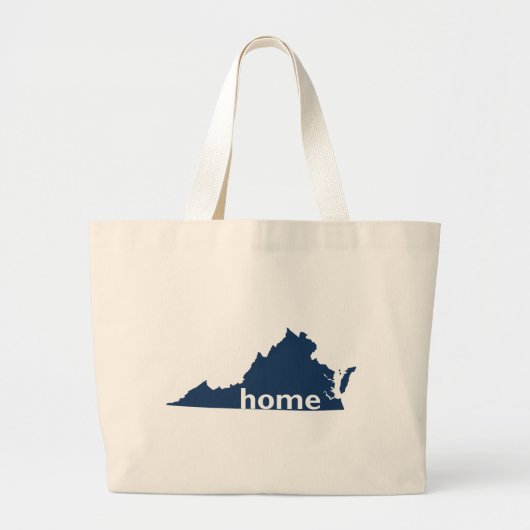 Virginia Home Grote Tote Bag (Voorkant)