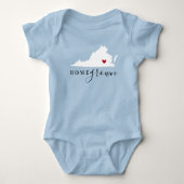 Virginia Home Grown State T-shirt (Voorkant)