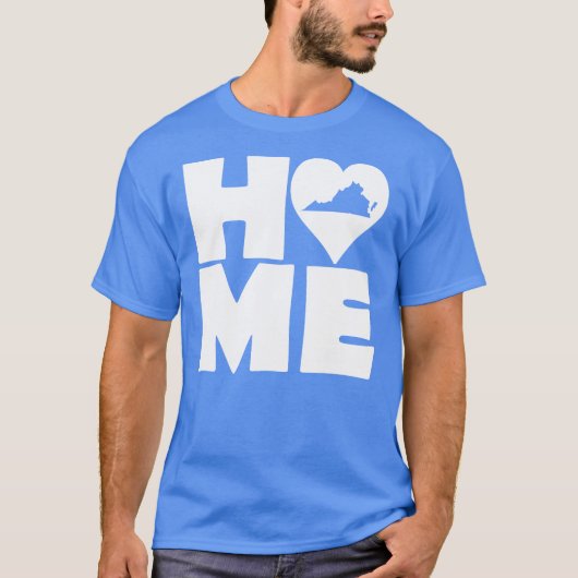 Virginia Home Heart State T-shirts (Voorkant)