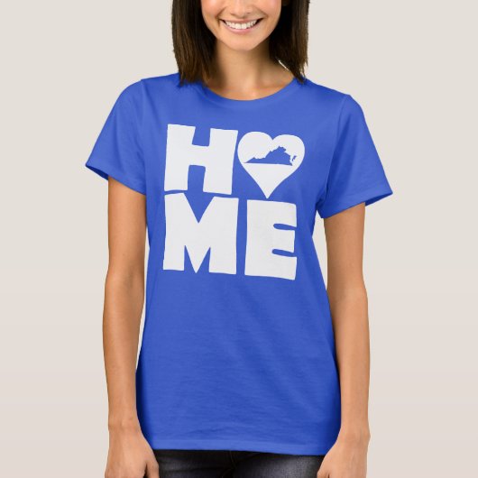 Virginia Home Heart State Tees T-shirt (Voorkant)