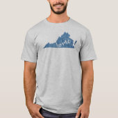 Virginia Home Wood Grain T-shirt (Voorkant)
