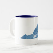 Virginia Home Wood Grain Tweekleurige Koffiemok (Voorkant links)