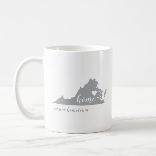 Virginia Hometown Mok met Personalisatie (Links)