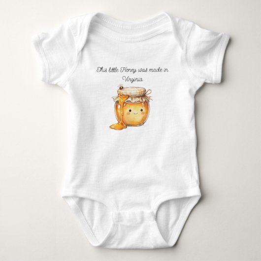 Virginia Honey Baby Romper (Voorkant)