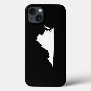 Virginia in wit en zwart Case-Mate iPhone case