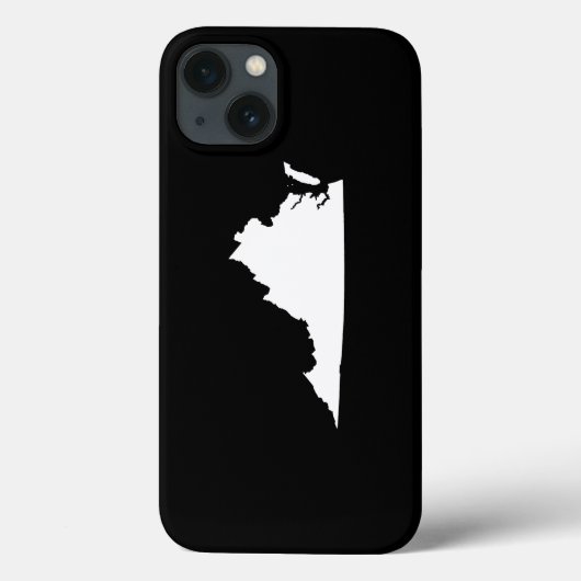 Virginia in wit en zwart Case-Mate iPhone case (Achterkant)
