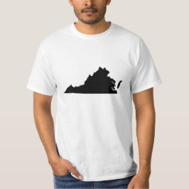 Virginia in zwart en wit t-shirt