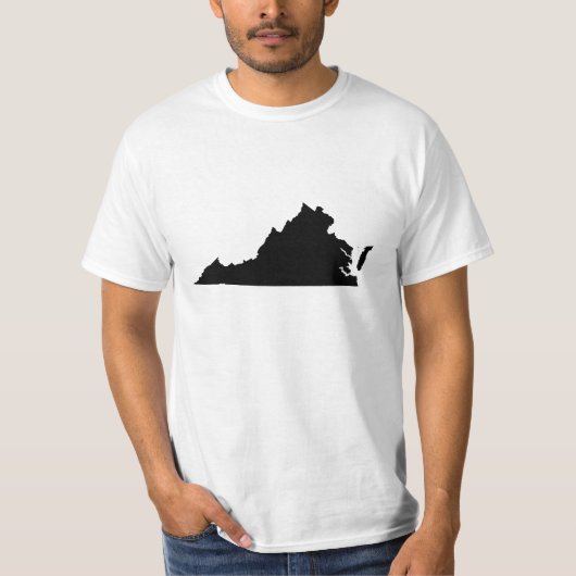 Virginia in zwart en wit t-shirt (Voorkant)