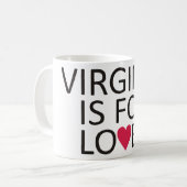 Virginia is een liefhebber koffiemok (Voorkant links)