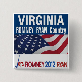 Virginia is Romney Ryan Country Button