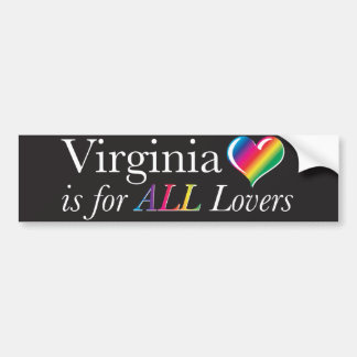 Virginia is voor ALL Lovers Bumpersticker