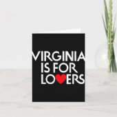  Virginia is voor de liefhebbers Kaart (Voorkant)