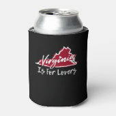 Virginia is voor de Lovers Blikjeskoeler (Blikje Voorkant)