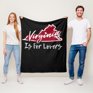 Virginia is voor de Lovers Fleece Deken