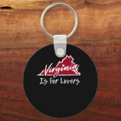 Virginia is voor de Lovers Sleutelhanger (Voorkant)