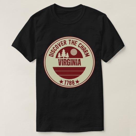Virginia is voor geliefden - VA State Gift T-shirt (Design voorkant)