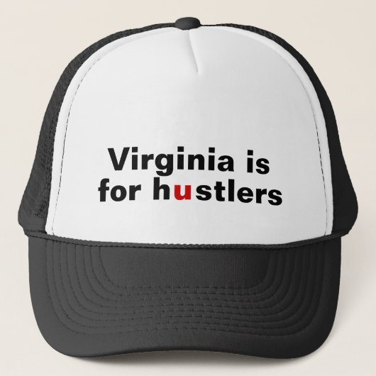 Virginia is voor Hustlers Trucker Pet (Voorkant)