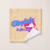 Virginia is voor Liefhebbers Bad Handdoek (Wasdoekje)