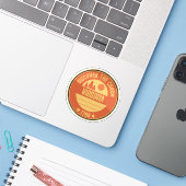 Virginia is voor Liefhebbers - Staat Geschenk VA Sticker (Laptop met iPhone)