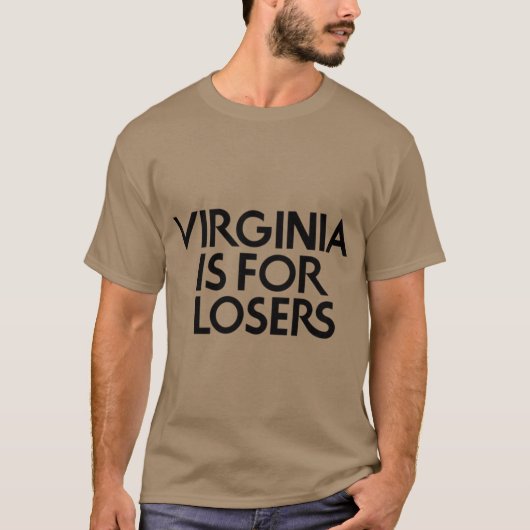Virginia is voor Losers T-shirt (Voorkant)