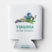 Virginia is voor Lovers Blikjeskoeler (Achterkant)