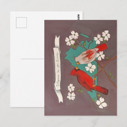 Virginia is voor Lovers Briefkaart (Voorkant / Achterkant)