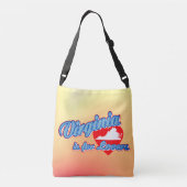 Virginia is voor Lovers Crossbody Tas (Achterkant)
