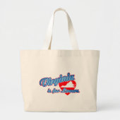 Virginia is voor Lovers Grote Tote Bag (Voorkant)