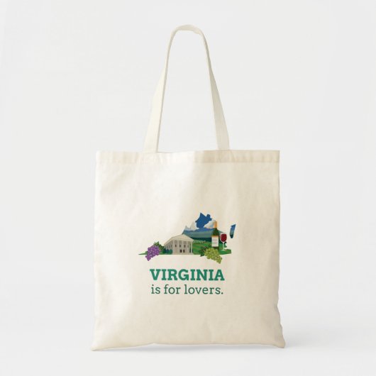 Virginia is voor Lovers Tote Bag (Voorkant)