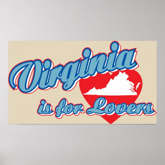 Virginia is voor overs poster (Voorkant)