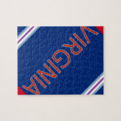 Virginia Jigzaag Puzzle Legpuzzel (Horizontaal)