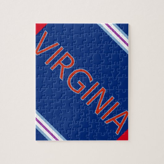 Virginia Jigzaag Puzzle Legpuzzel (Verticaal)