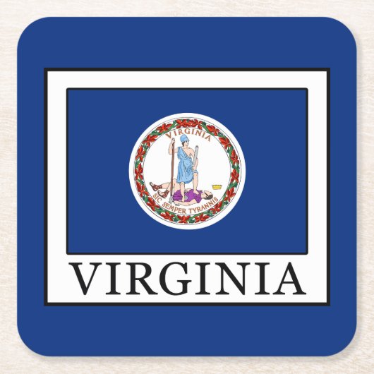 Virginia Kartonnen Onderzetters (Voorkant)