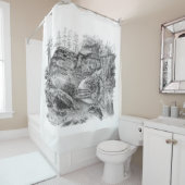 Virginia Kendall Ledges Trail (CVNP) Douchegordijn (In situ)