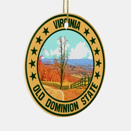 Virginia Keramisch Ornament (Rechts)