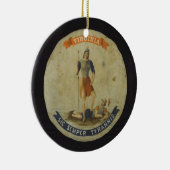 VIRGINIA!!! KERAMISCH ORNAMENT (Rechts)