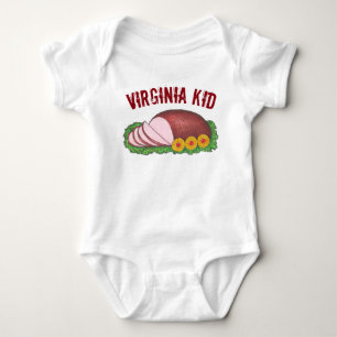 Virginia Kind Cured Country Ham VA Foodie Meat Romper