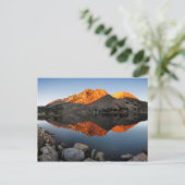 Virginia Lake Sunset Alpenglow - John Muir Trail Briefkaart (Staand voorkant)