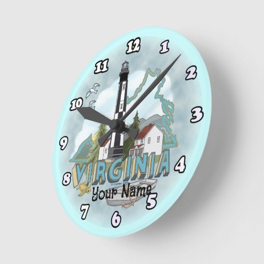 Virginia Lighthouse Ronde Klok (Hoek)