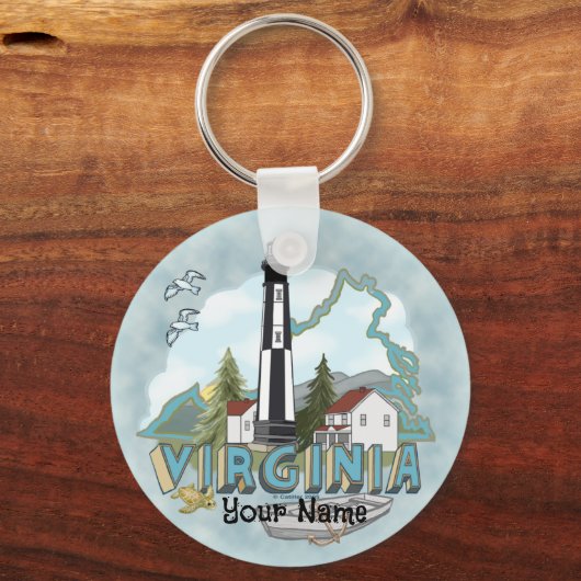 Virginia Lighthouse sleutelhanger (Voorkant)
