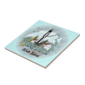 Virginia Lighthouse Tegel Tegeltje (Zijkant)