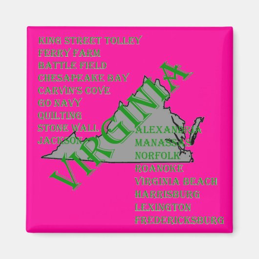 VIRGINIA MAGNEET (Voorkant)