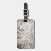 Virginia Map, 1612 Bagagelabel (Voorkant verticaal)