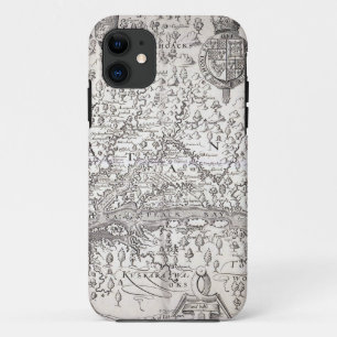 Virginia Map, 1612 Case-Mate iPhone Case